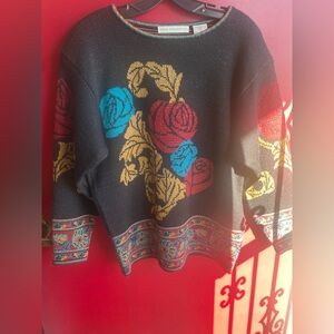 Vintage 90’s Anne Pinkerton Tunic Sweater purchased at Saks Fifth Avenue